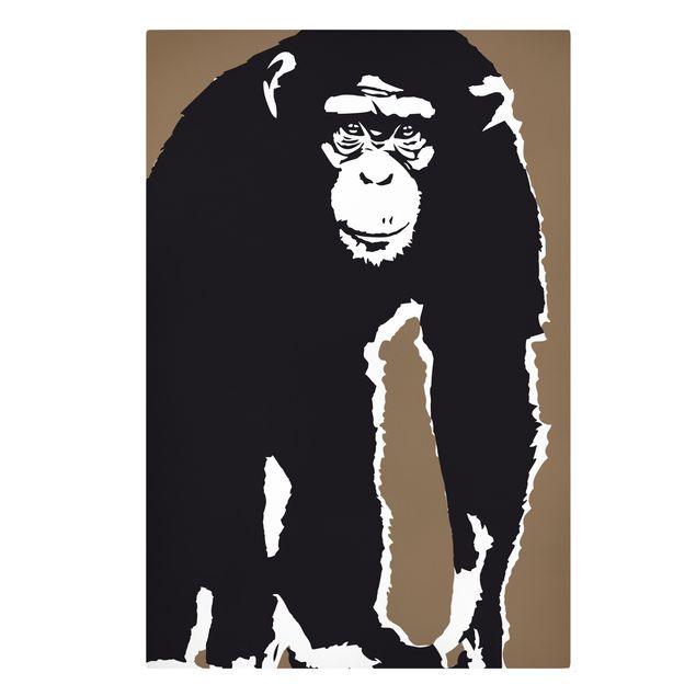 Wandbilder Affen Schimpanse