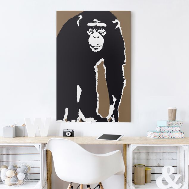 Wandbilder Schimpanse