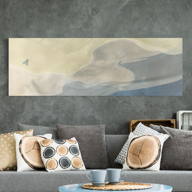 Wandbilder abstrakt Ozean und Wüste I