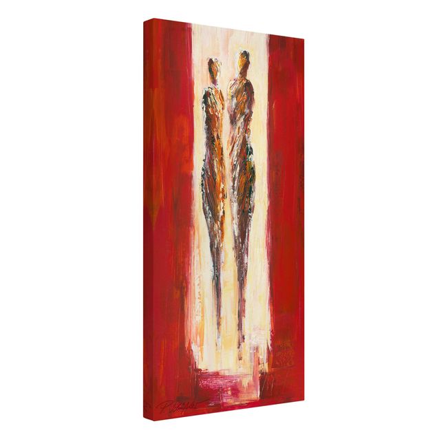 Leinwandbilder abstrakt Petra Schüßler - Paar in Rot