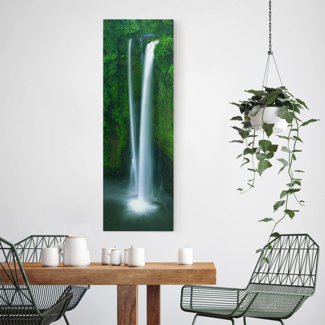 Wandbilder Wasserfälle Paradiesischer Wasserfall