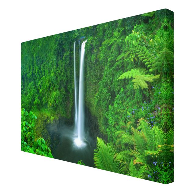Bilder für die Wand Paradiesischer Wasserfall