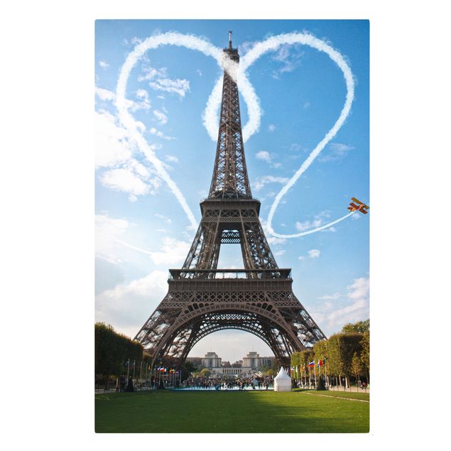 Schöne Wandbilder Paris - City of Love