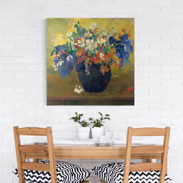 Post Impressionismus Bilder Paul Gauguin - Vase mit Blumen