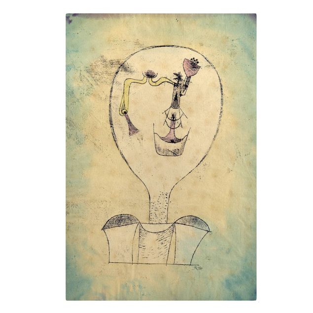 Wandbilder abstrakt Paul Klee - Die Knospe