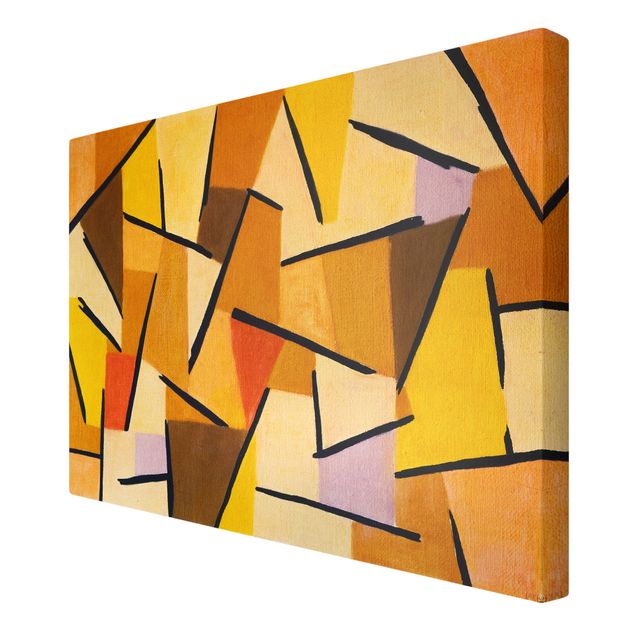 Wandbilder abstrakt Paul Klee - Harmonisierter Kampf