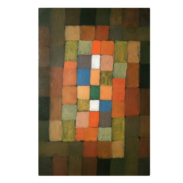 Abstrakte Leinwandbilder Paul Klee - Steigerung