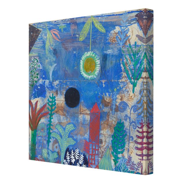 Abstrakte Leinwandbilder Paul Klee - Versunkene Landschaft