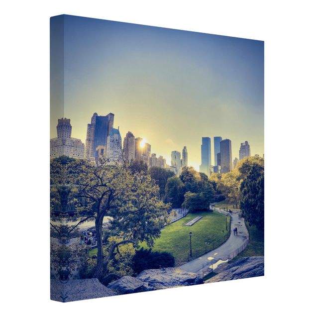 Moderne Leinwandbilder Wohnzimmer Peaceful Central Park