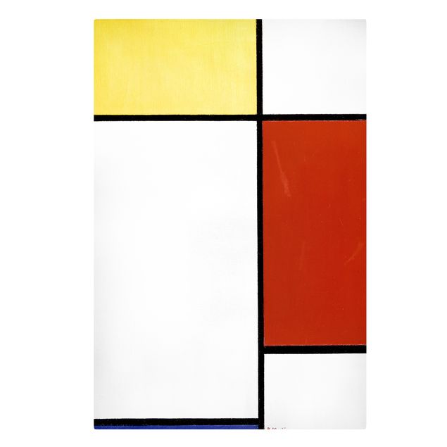 Leinwandbild Piet Mondrian Piet Mondrian - Komposition I