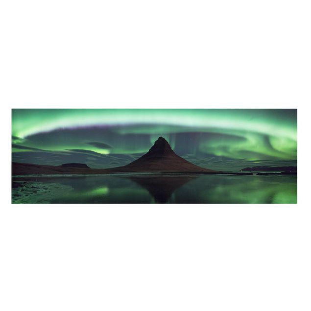 Schöne Wandbilder Polarlicht in Island