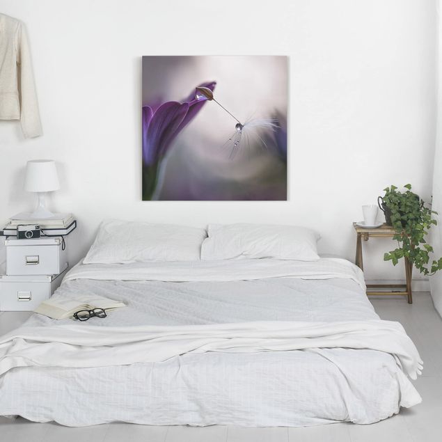 Wandbilder Wohnzimmer modern Purple Rain