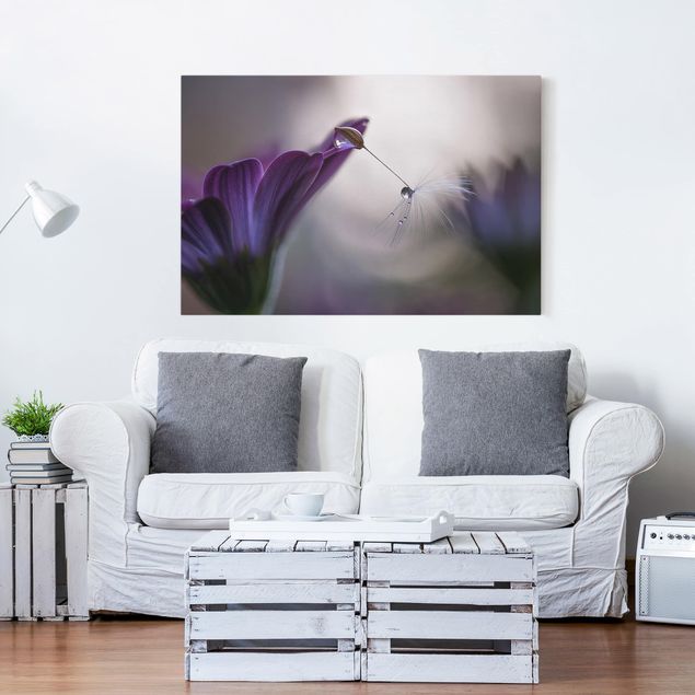 Leinwandbilder Wohnzimmer modern Purple Rain