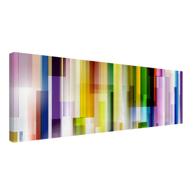 Leinwandbilder Muster Rainbow Cubes