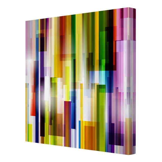 Schöne Wandbilder Rainbow Cubes