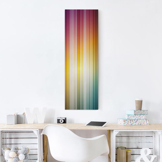 Wandbilder abstrakt Rainbow Light