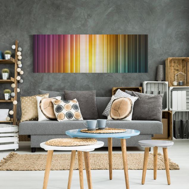 Wandbilder abstrakt Rainbow Light