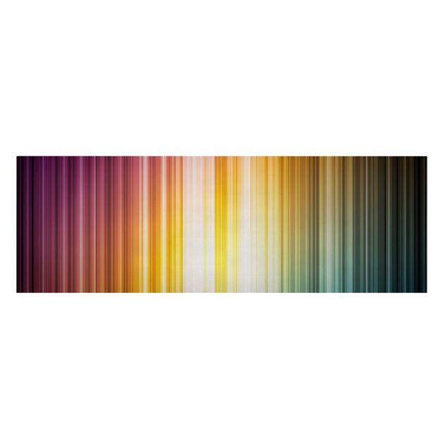 Moderne Leinwandbilder Wohnzimmer Rainbow Light