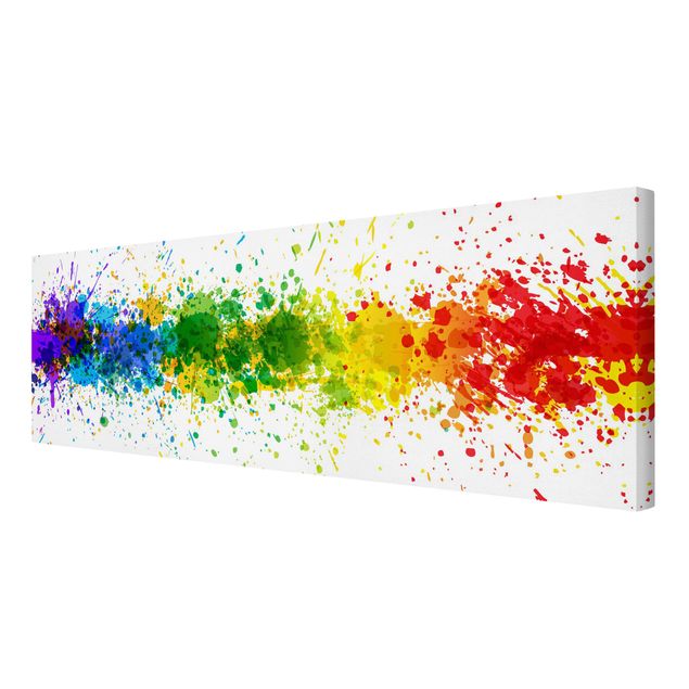 Bilder für die Wand Rainbow Splatter