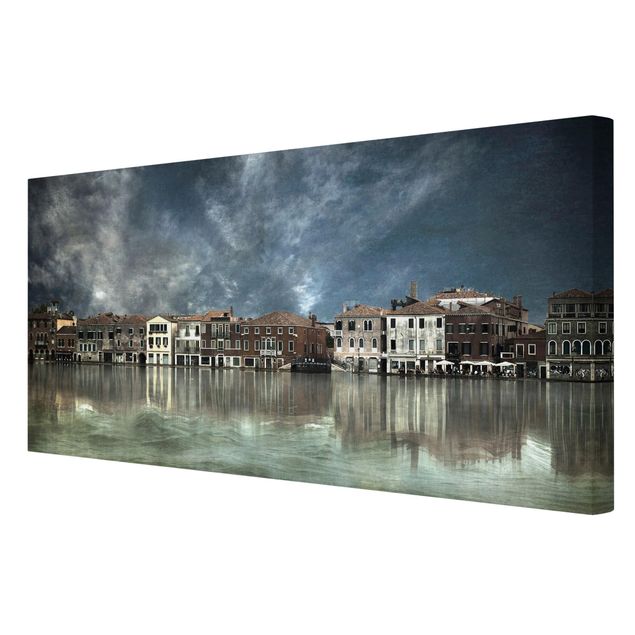 Schöne Leinwandbilder Reflexionen in Venedig