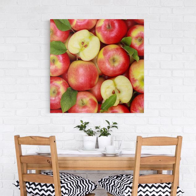 Schöne Wandbilder Saftige Äpfel