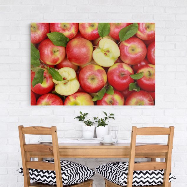Wandbilder Saftige Äpfel
