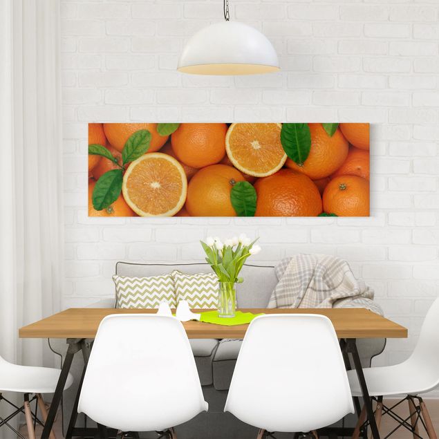 Bilder für die Wand Saftige Orangen