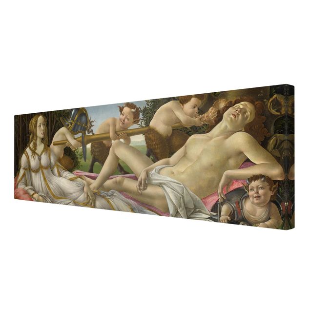 Leinwandbilder Sandro Botticelli - Venus und Mars