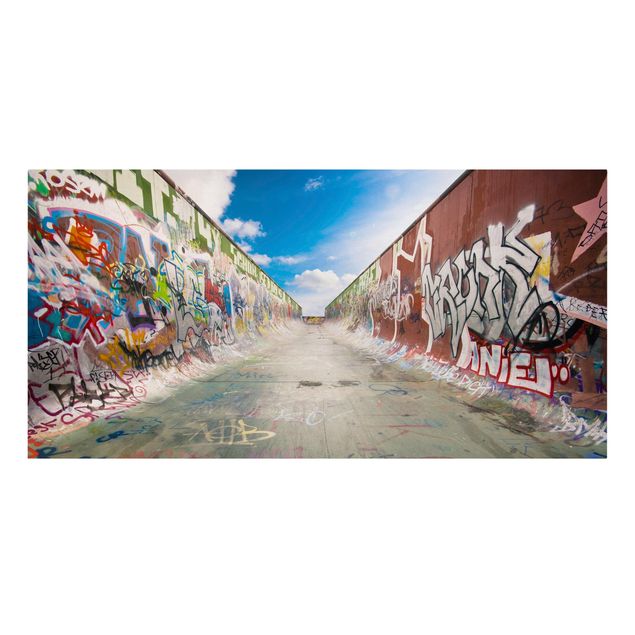 Leinwandbild - Skate Graffiti - Quer 2:1