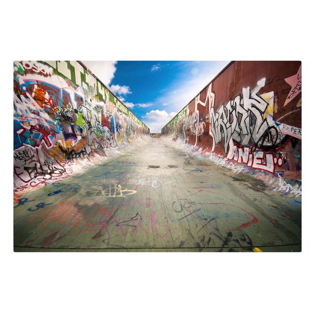 Leinwandbild - Skate Graffiti - Quer 3:2