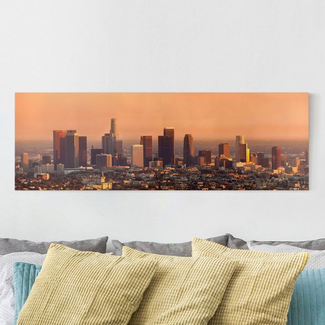 Leinwand Bilder XXL Skyline of Los Angeles