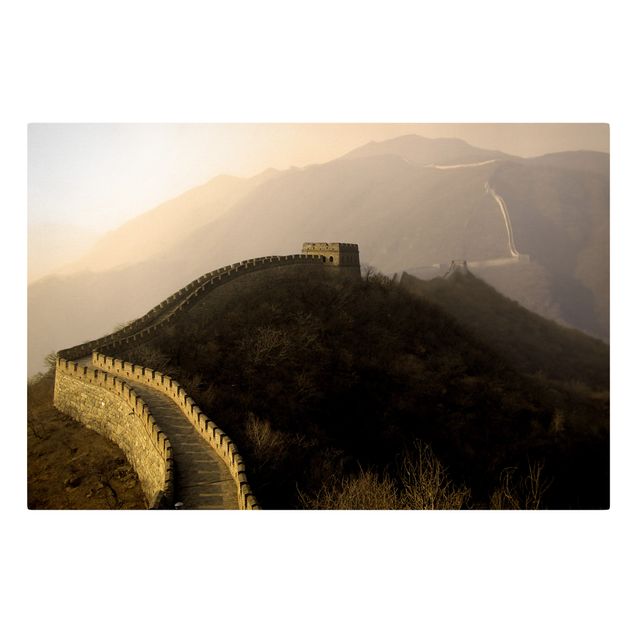 Bilder für die Wand Sonnenaufgang über der chinesischen Mauer