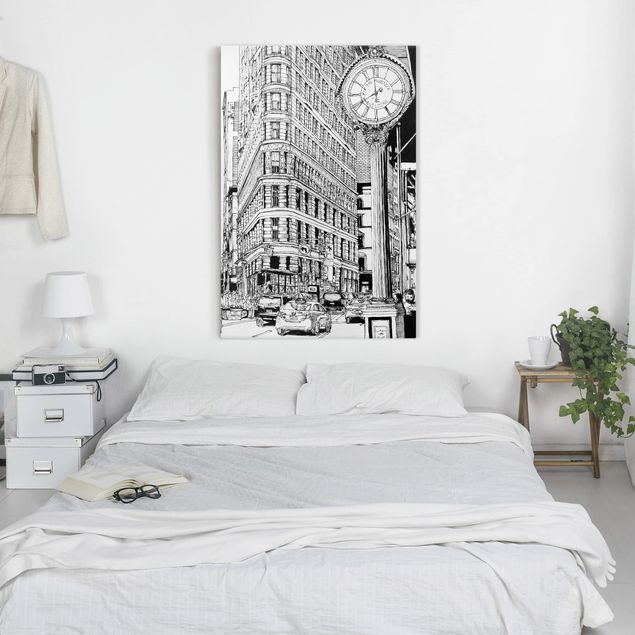 Wandbilder Städte City Study - Flatiron Building