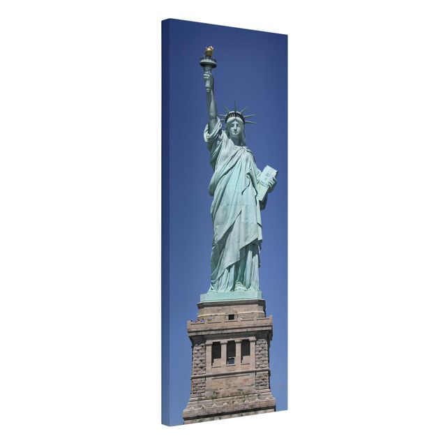 Moderne Leinwandbilder Wohnzimmer Statue of Liberty