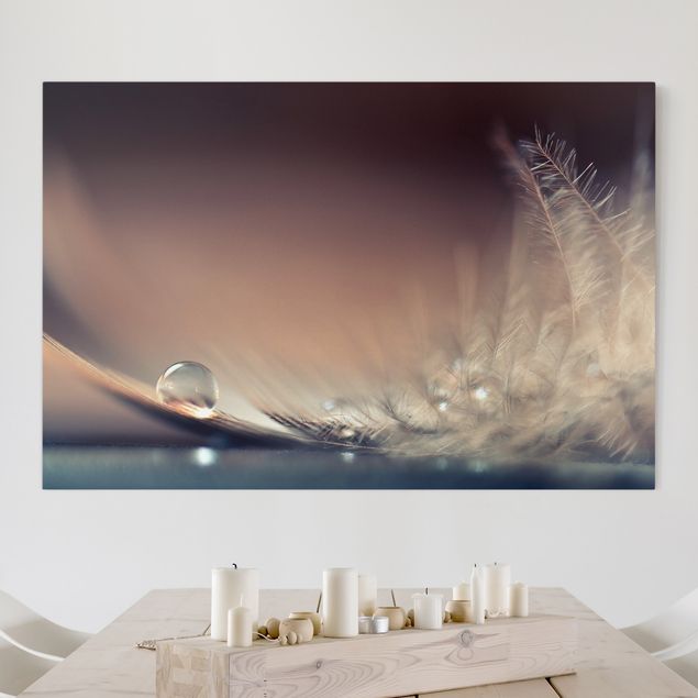 Moderne Leinwandbilder Wohnzimmer Story of a Waterdrop