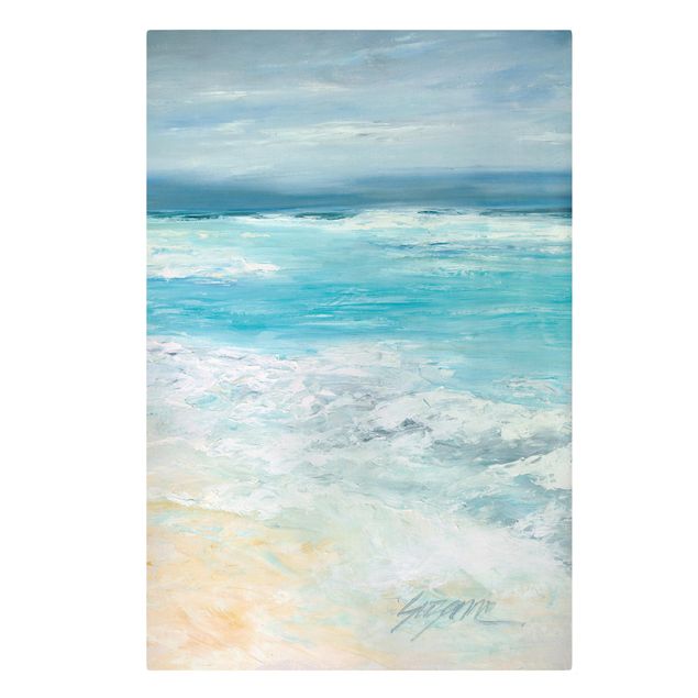 Leinwandbild Kunstdruck Sturm auf dem Meer II