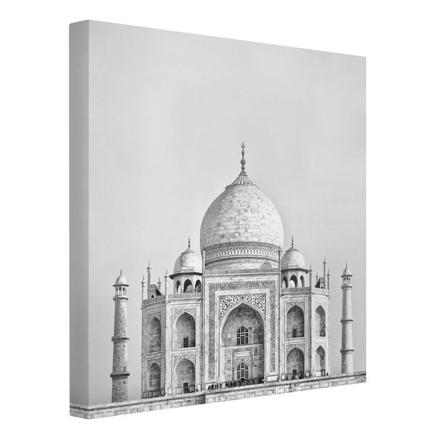 Bilder auf Leinwand Taj Mahal in Grau