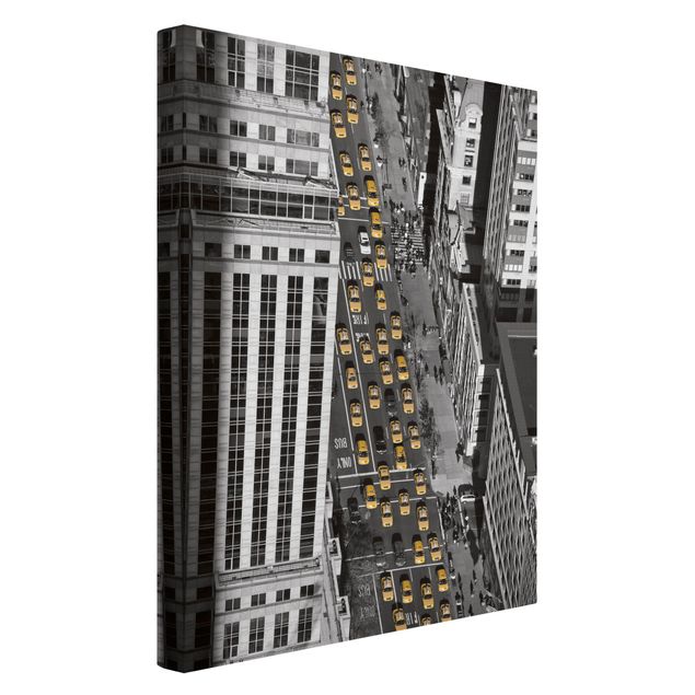 Wandbilder Skyline Taxiverkehr in Manhattan