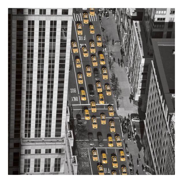 Bilder für die Wand Taxiverkehr in Manhattan