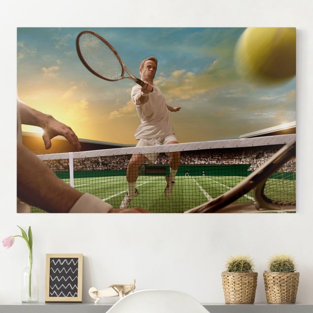 Wandbilder XXL Tennis Player