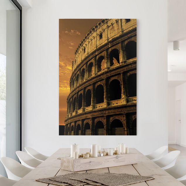 Leinwand Italien The Colosseum