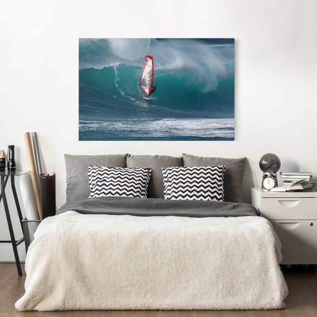Leinwandbilder Strand und Meer The Surfer