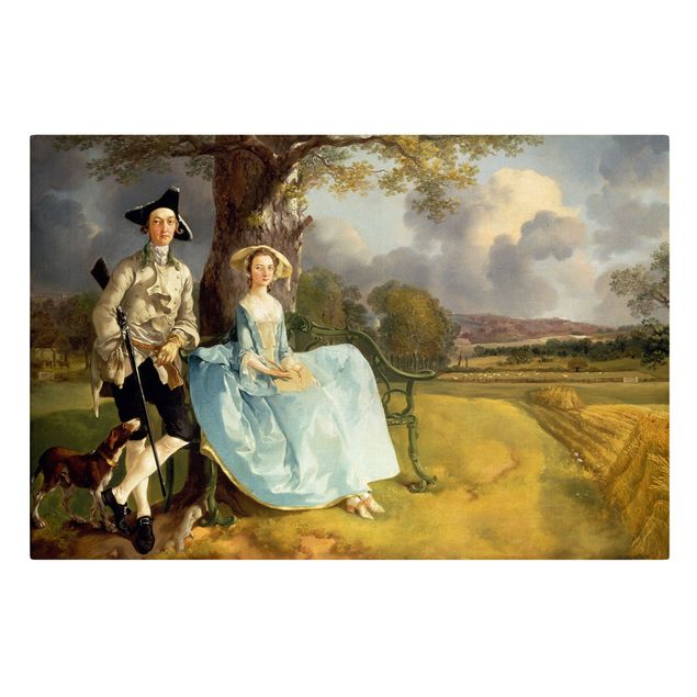 Kunstdruck Thomas Gainsborough Thomas Gainsborough - Das Ehepaar Andrews