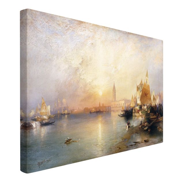 Leinwandbilder Skyline Thomas Moran - Venedig bei Sonnenuntergang
