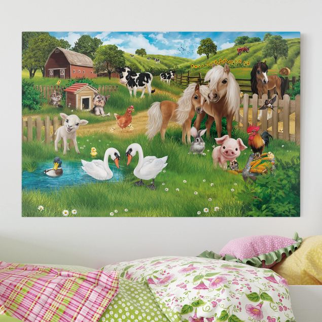 Wandbilder XXL Animal Club International - Tiere auf dem Bauernhof