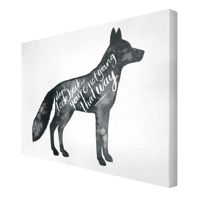 Bilder für die Wand Tiere mit Weisheit - Fuchs