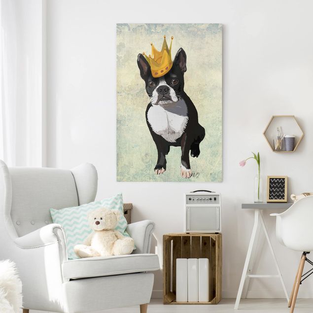 Wandbilder Tiere Tierportrait - Terrierkönig