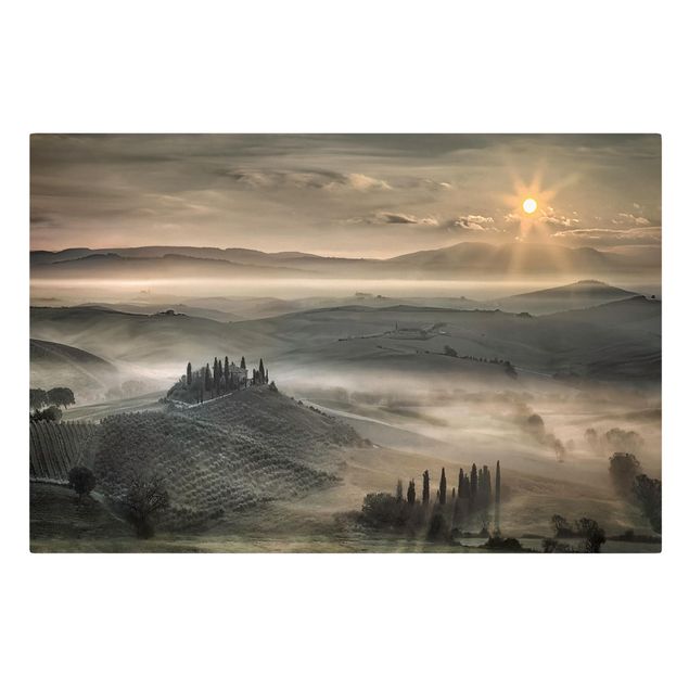 Leinwandbilder Toskana-Morgen