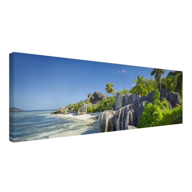 Leinwandbilder Natur Traumstrand Seychellen