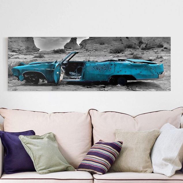 Wandbilder Natur Türkiser Cadillac